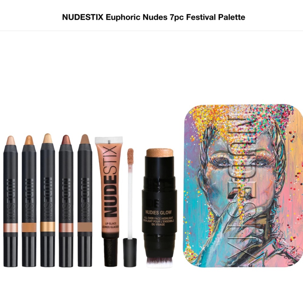 NUDESTIX ~Euphoric Nudes 7pc Festival Palette (NWT)